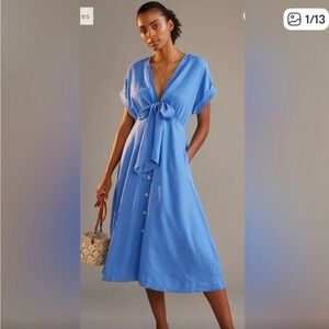 Maeve Blue Midi Dress